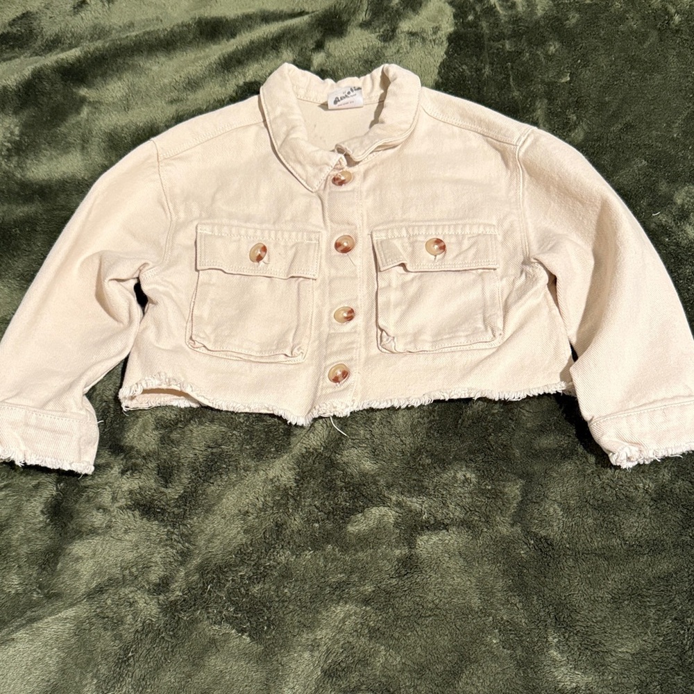 Wonder Nation Off-White Kids Jean Jacket